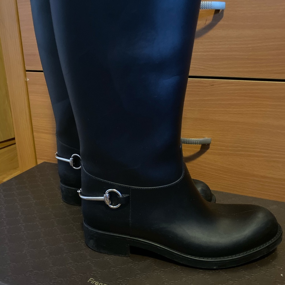 Gucci Rubber Rain Boots